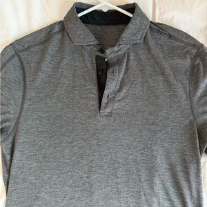 Lululemon Athletica Charcoal Polo Shirt